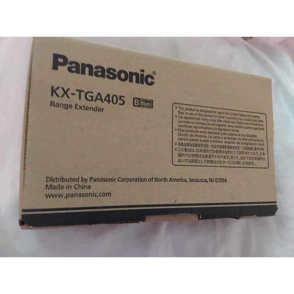 PANASONIC Range Extender for DECT 6.0 Plus Cordless Phone Systems KX-TGA405B